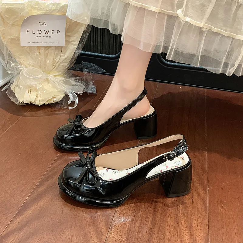 Dawei's House Block Heel High Heels Women's-7