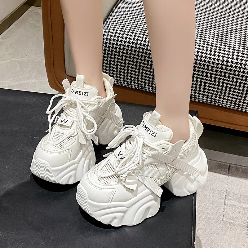 Dawei's House Low Top Chunky Sneakers Women's-4