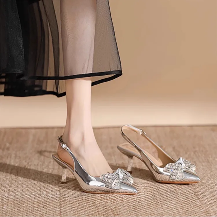 Dawei's House Slim Heel High Heels Women's-11