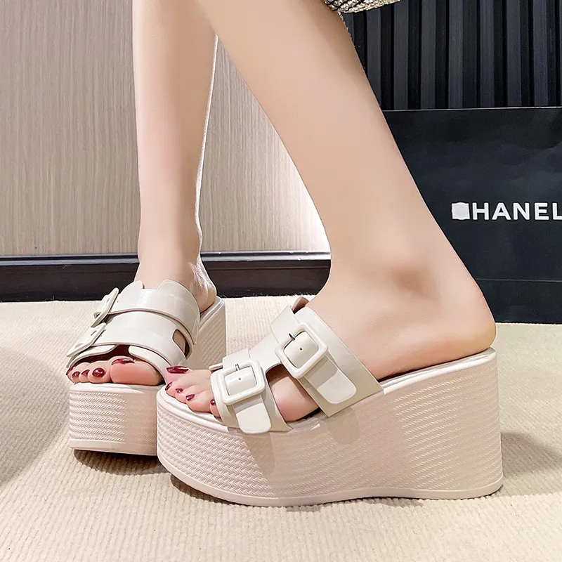 Dawei's House Rubber Sole Odor Resistant, Abrasion Resistant, Quick Dry Slide Slippers Women's-2