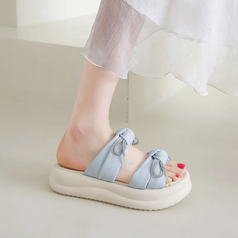 Dawei's House Rubber Sole Slip Resistant Quick Dry Antibacterial Cushioning Slide Slippers Women's Gift Box Set-12