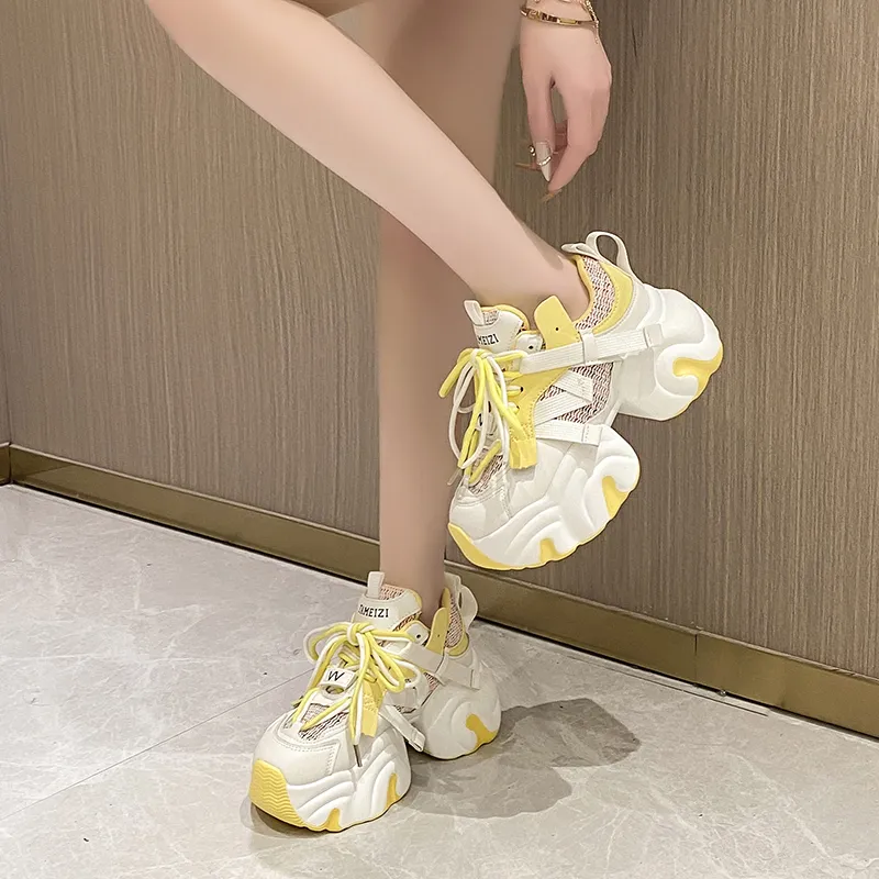 Dawei's House Low Top Chunky Sneakers Women's-17