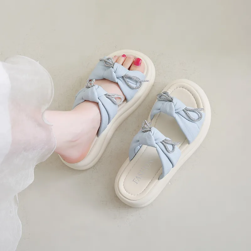 Dawei's House Rubber Sole Slip Resistant Quick Dry Antibacterial Cushioning Slide Slippers Women's Gift Box Set-10