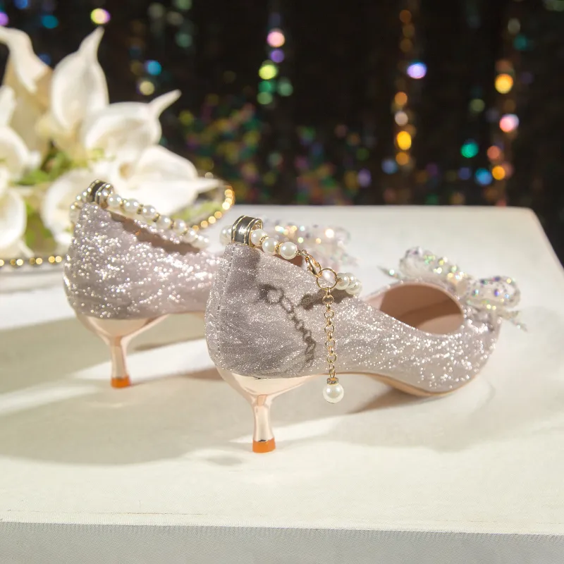 Dawei's House Slim Heel High Heels Women's Gift Box Set-19