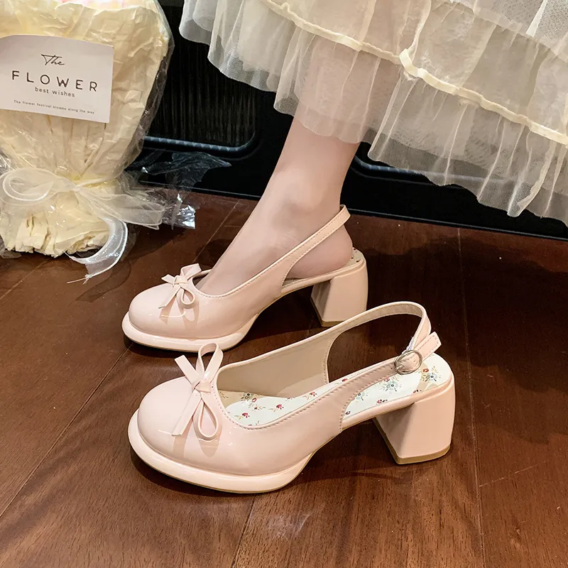 Dawei's House Block Heel High Heels Women's-1