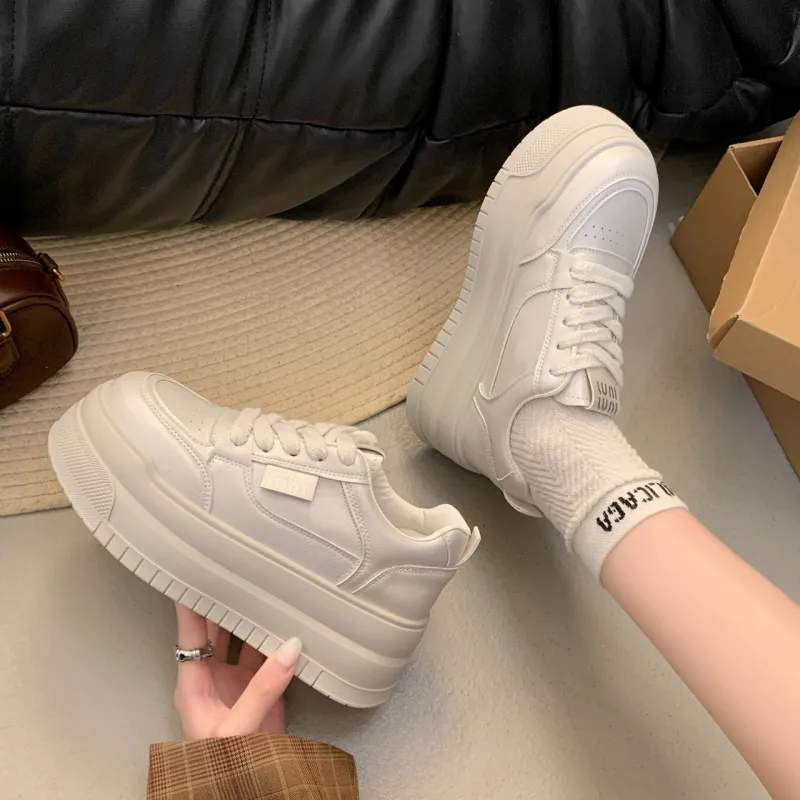 Dawei's House Cushioning Abrasion Resistant Balance Low Top Skateboard Shoes Women's-8