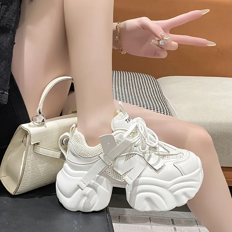 Dawei's House Low Top Chunky Sneakers Women's-3