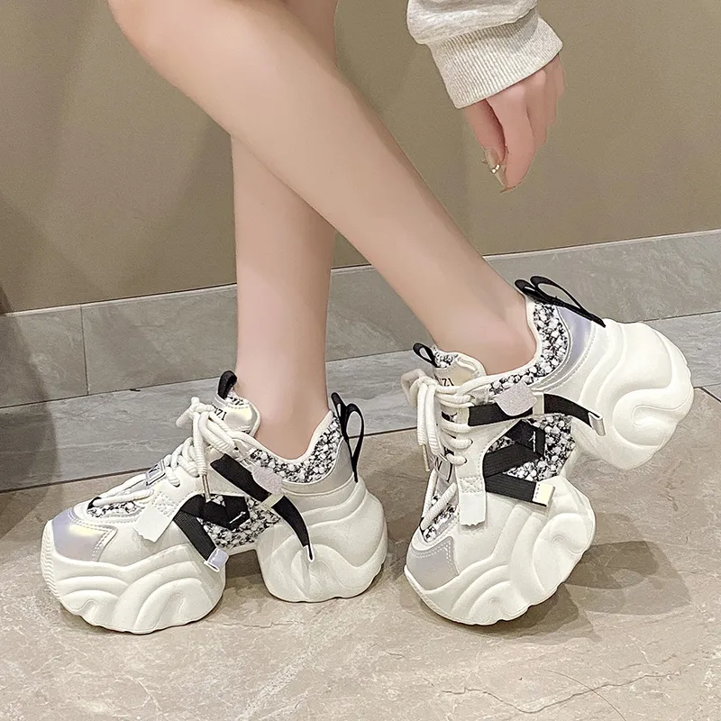 Dawei's House Low Top Chunky Sneakers Women's-15