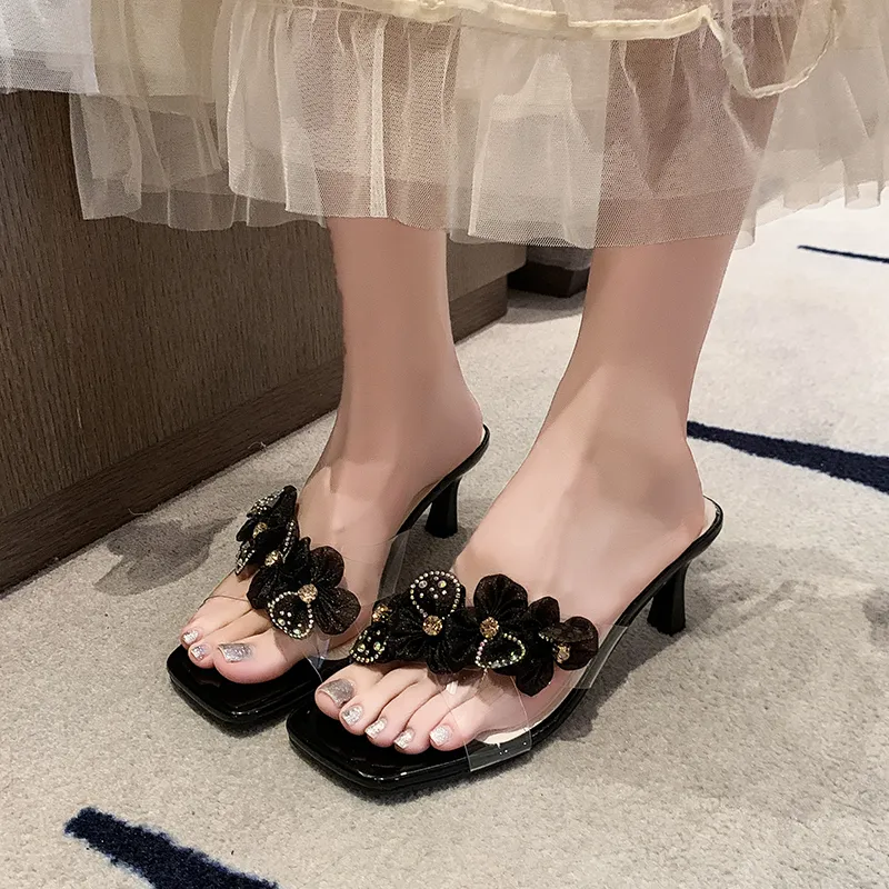 Dawei's House Rubber Sole Slide Slippers Women's-14