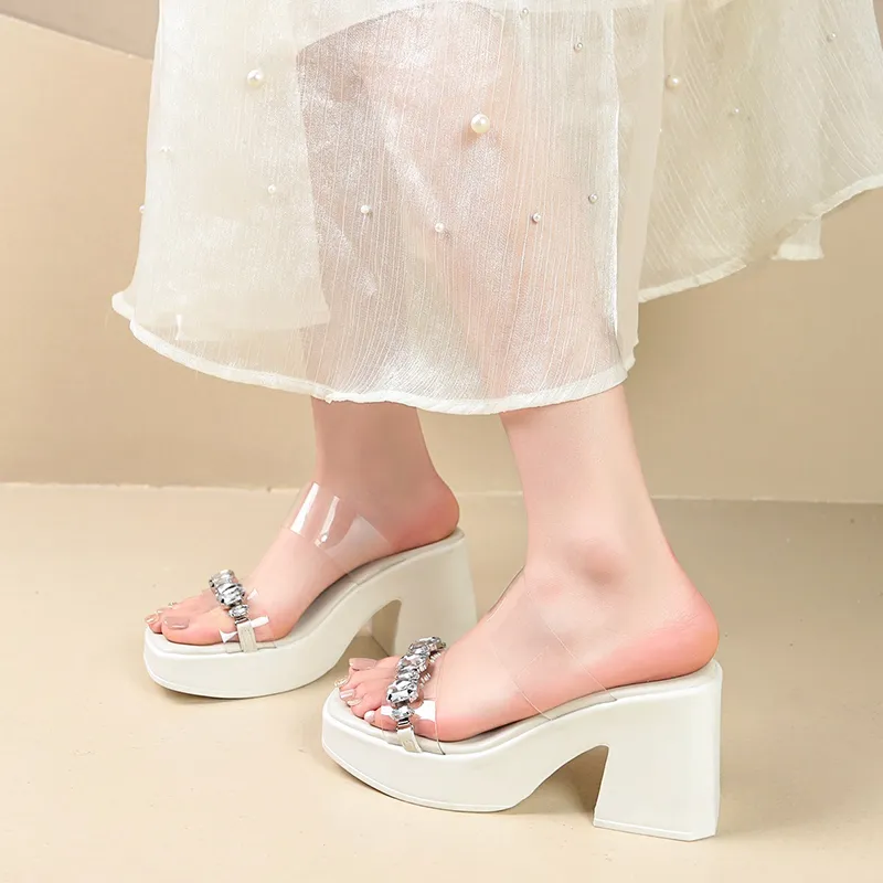Dawei's House EVA Slip Resistant Abrasion Resistant Antibacterial Slide Slippers Women's-2