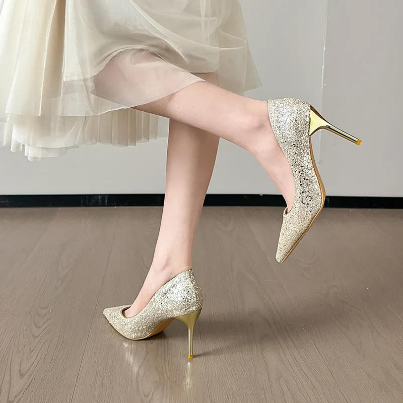 Dawei's House Slim Heel High Heels Women's Gift Box Set-26