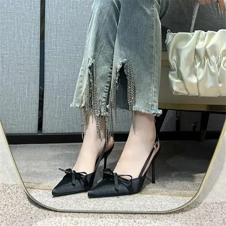 Dawei's House Slim Heel High Heels Women's-12