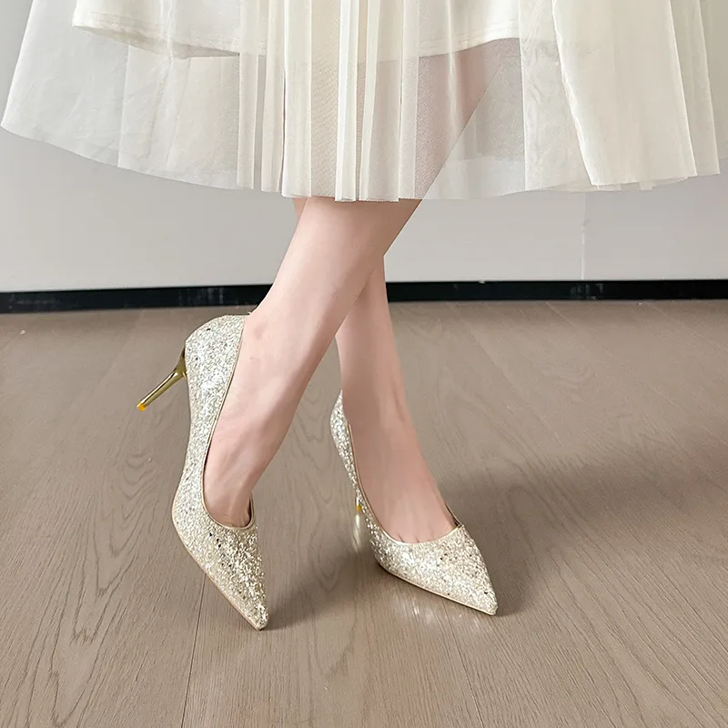Dawei's House Slim Heel High Heels Women's Gift Box Set-24