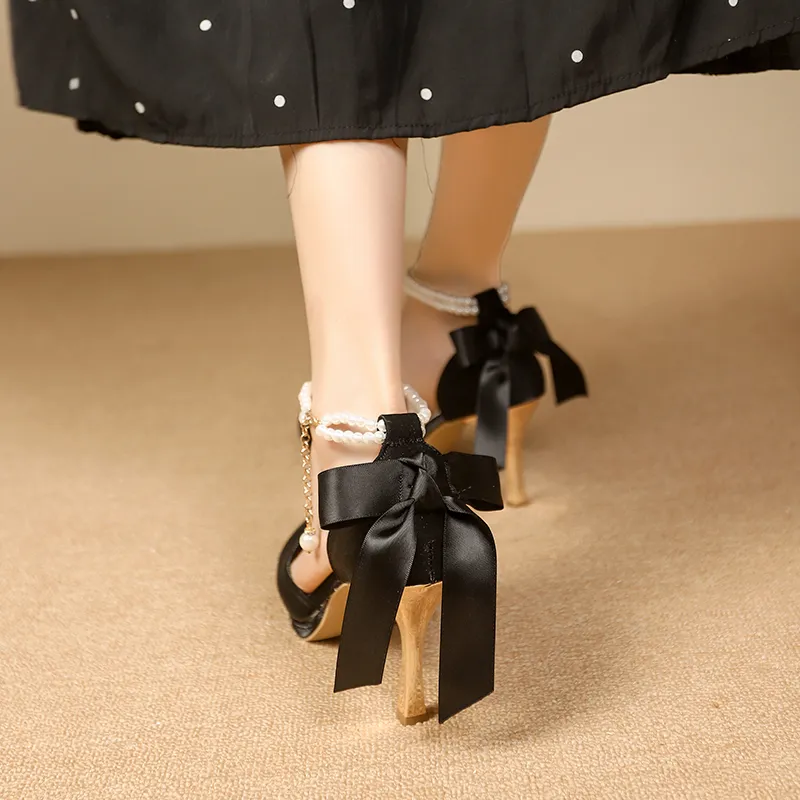 Dawei's House Slim Heel High Heels Women's-17