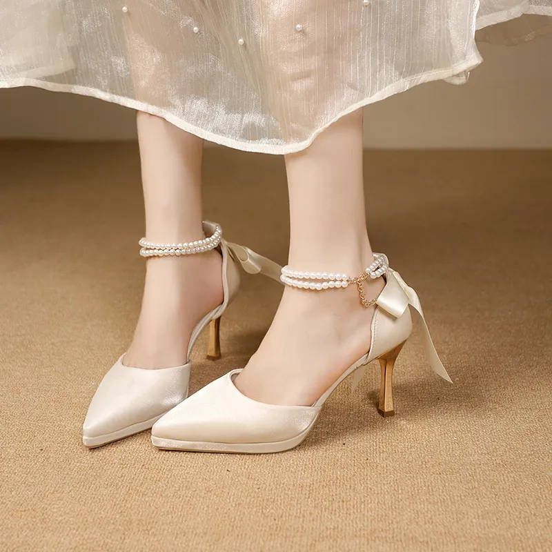 Dawei's House Slim Heel High Heels Women's-8