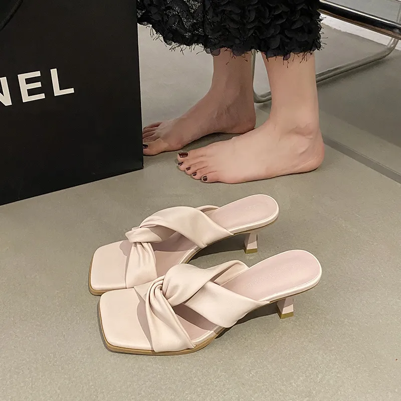 Dawei's House Rubber Sole Slip Resistant, Odor Resistant, Antibacterial Slide Slippers Women's-1