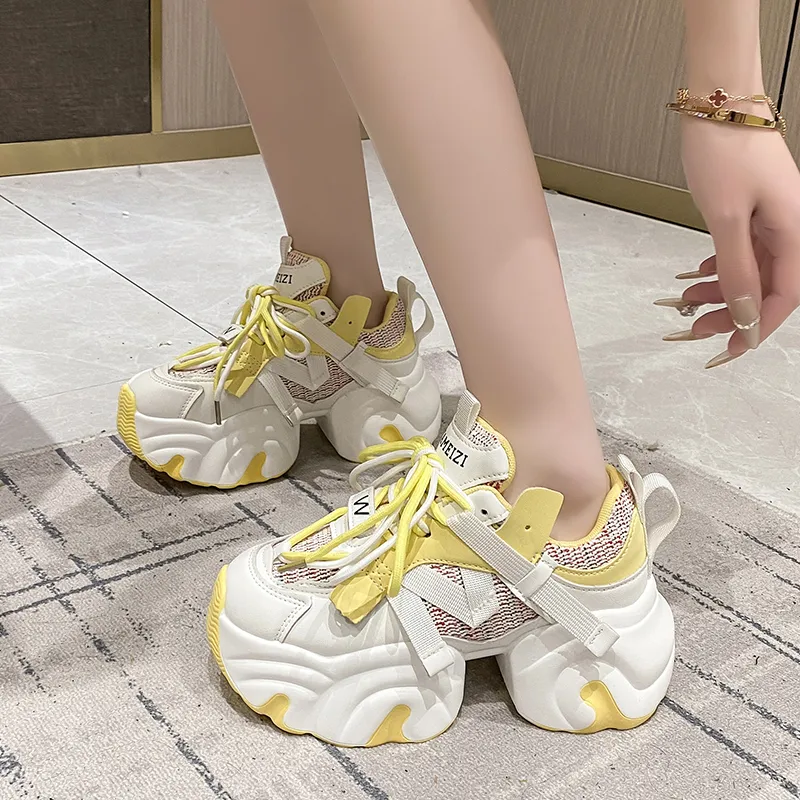 Dawei's House Low Top Chunky Sneakers Women's-15