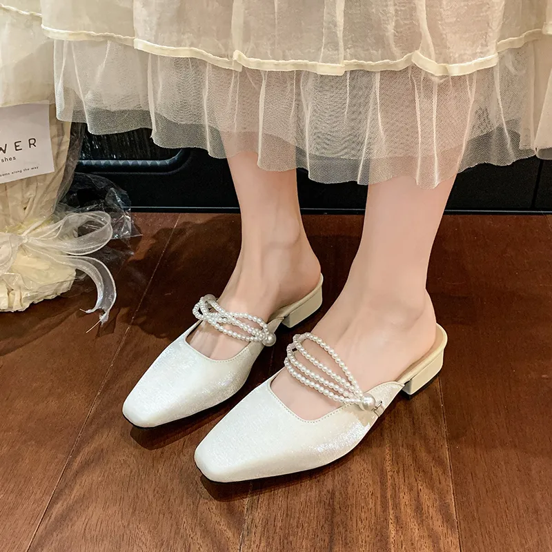 Dawei's House Odor Resistant Abrasion Resistant Slip Resistant Closed Toe Slippers Women's-4
