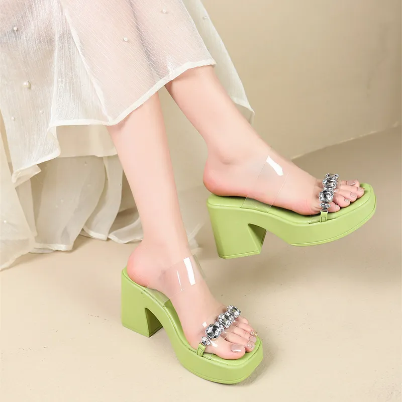 Dawei's House EVA Slip Resistant Abrasion Resistant Antibacterial Slide Slippers Women's-16
