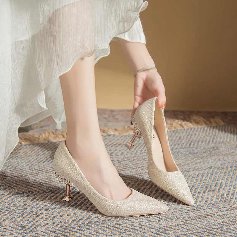Dawei's House Slim Heel High Heels Women's Gift Box Set-7