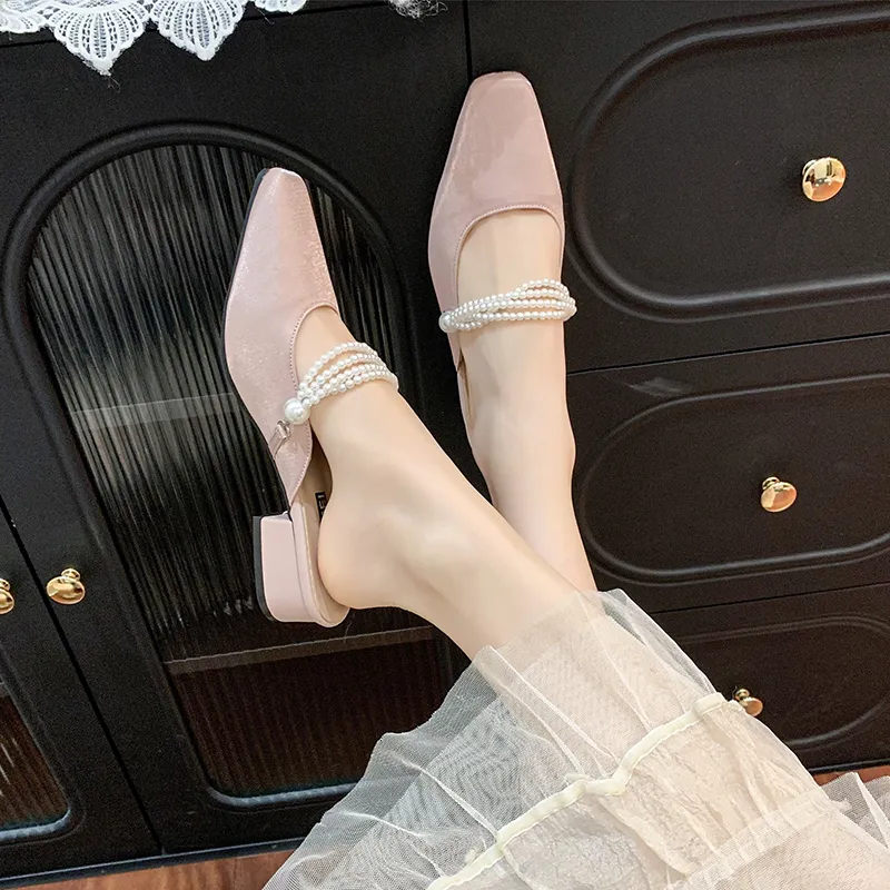 Dawei's House Odor Resistant Abrasion Resistant Slip Resistant Closed Toe Slippers Women's-12