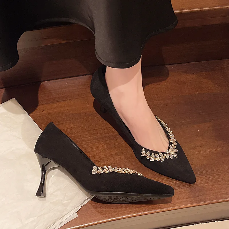Dawei's House High Heels Women's Black-2