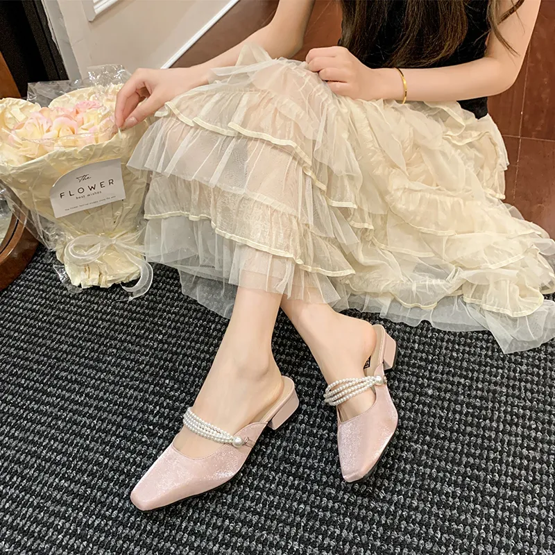 Dawei's House Odor Resistant Abrasion Resistant Slip Resistant Closed Toe Slippers Women's-13