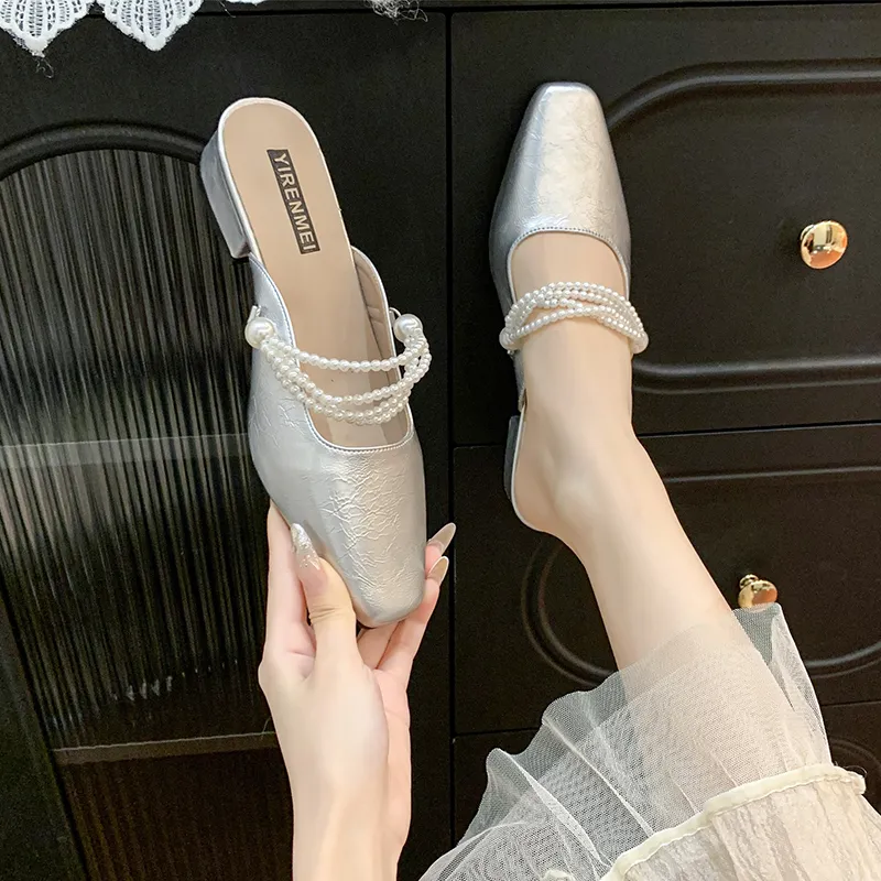 Dawei's House Odor Resistant Abrasion Resistant Slip Resistant Closed Toe Slippers Women's-10