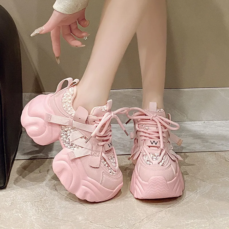 Dawei's House Low Top Chunky Sneakers Women's-10