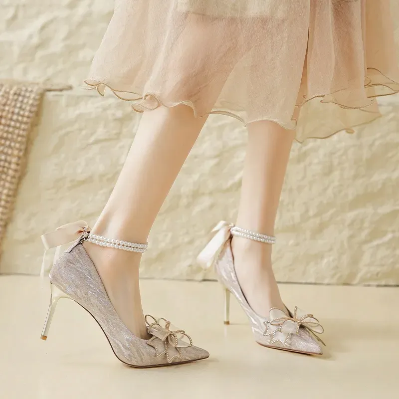 Dawei's House Slim Heel High Heels Women's Gift Box Set-17