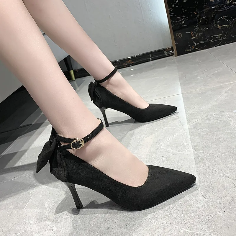 Dawei's House Slim Heel High Heels Women's-4