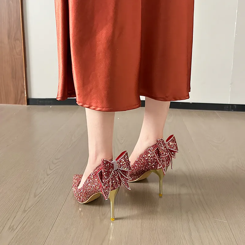Dawei's House Slim Heel High Heels Women's Gift Box Set-16