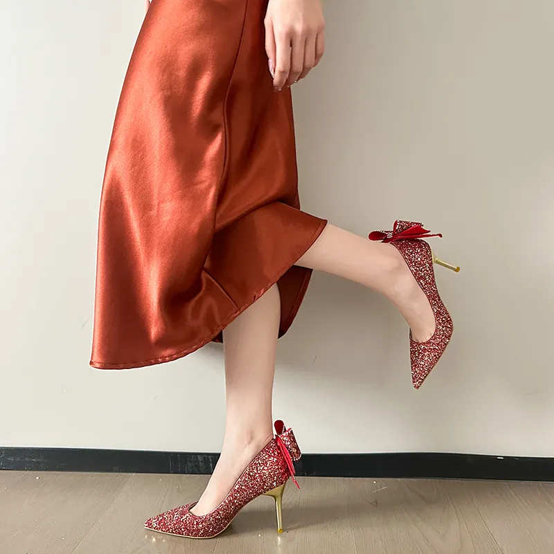 Dawei's House Slim Heel High Heels Women's Gift Box Set-37