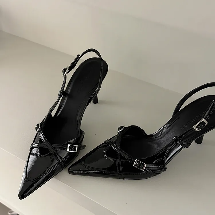Dawei's House Slim Heel High Heels Women's-2