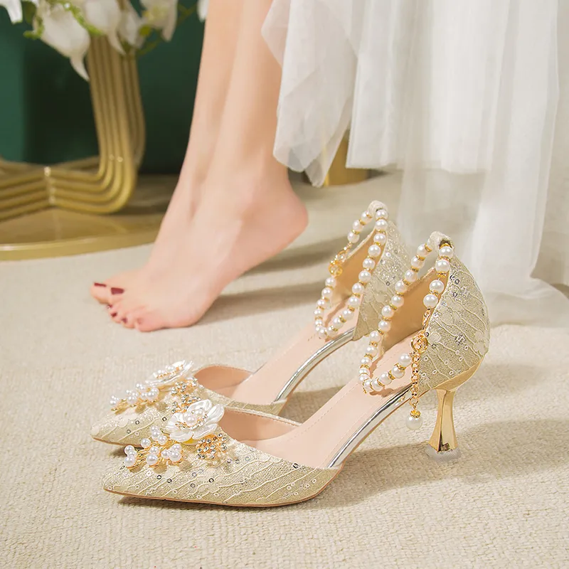 Dawei's House Slim Heel High Heels Women's-4