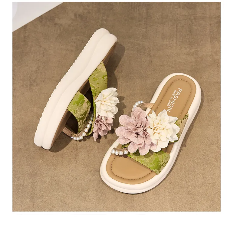Dawei's House Slip Resistant, Odor Resistant, Antibacterial Slide Slippers Women's-2