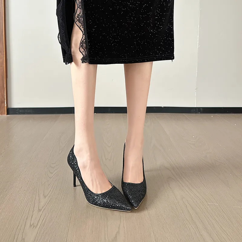 Dawei's House Slim Heel High Heels Women's Gift Box Set-14
