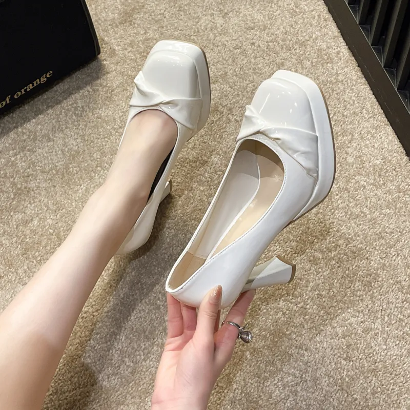 Dawei's House Slim Heel High Heels Women's-1