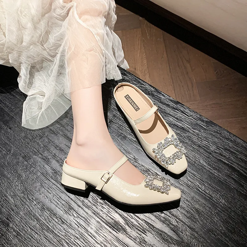 Dawei's House Rubber Sole Odor Resistant Abrasion Resistant Slip Resistant Closed Toe Slippers Women's Gift Box Set-31
