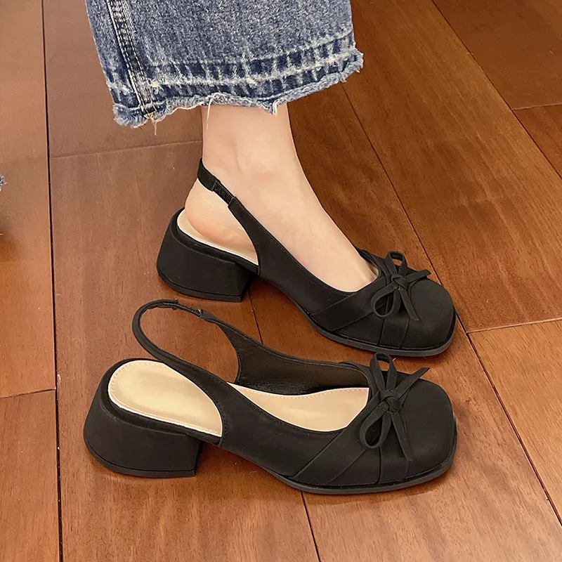 Dawei's House Chunky Heel High Heels Women's-2