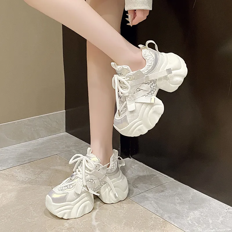 Dawei's House Low Top Chunky Sneakers Women's-5