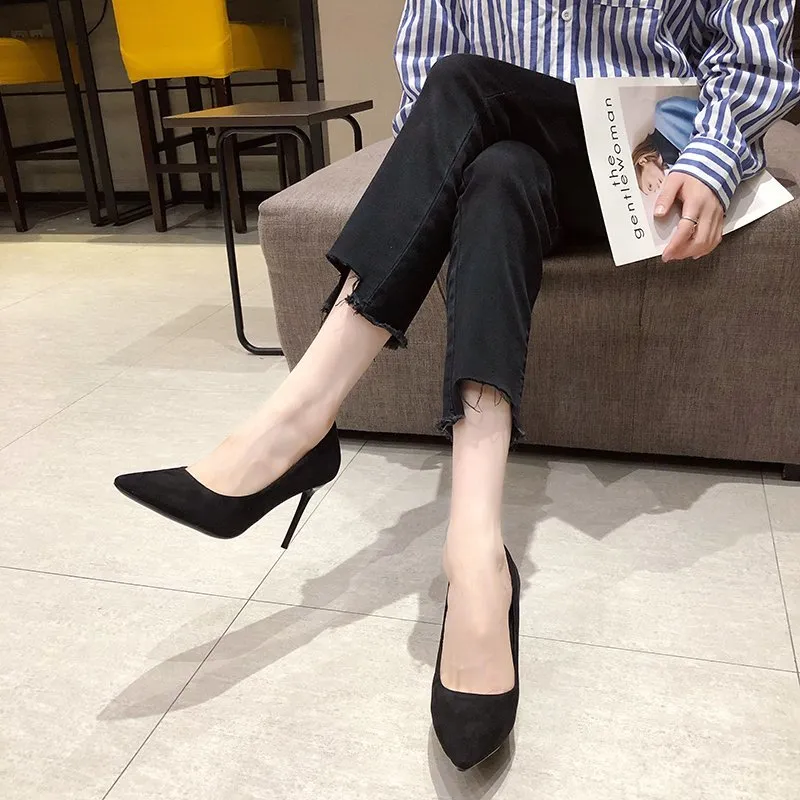 Dawei's House Slim Heel High Heels Women's-2