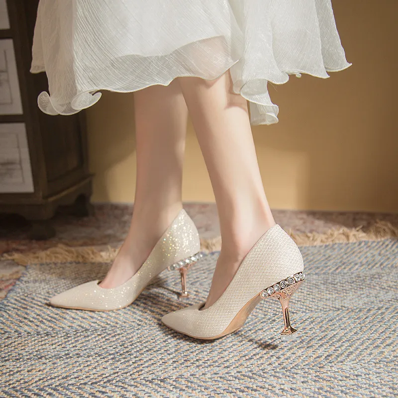 Dawei's House Slim Heel High Heels Women's Gift Box Set-8