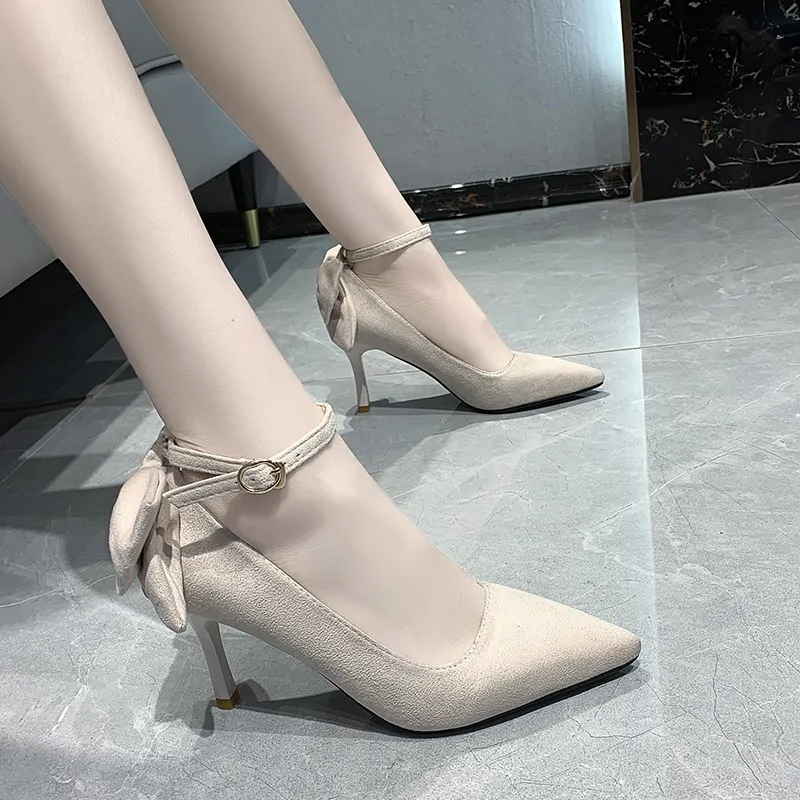 Dawei's House Slim Heel High Heels Women's-10