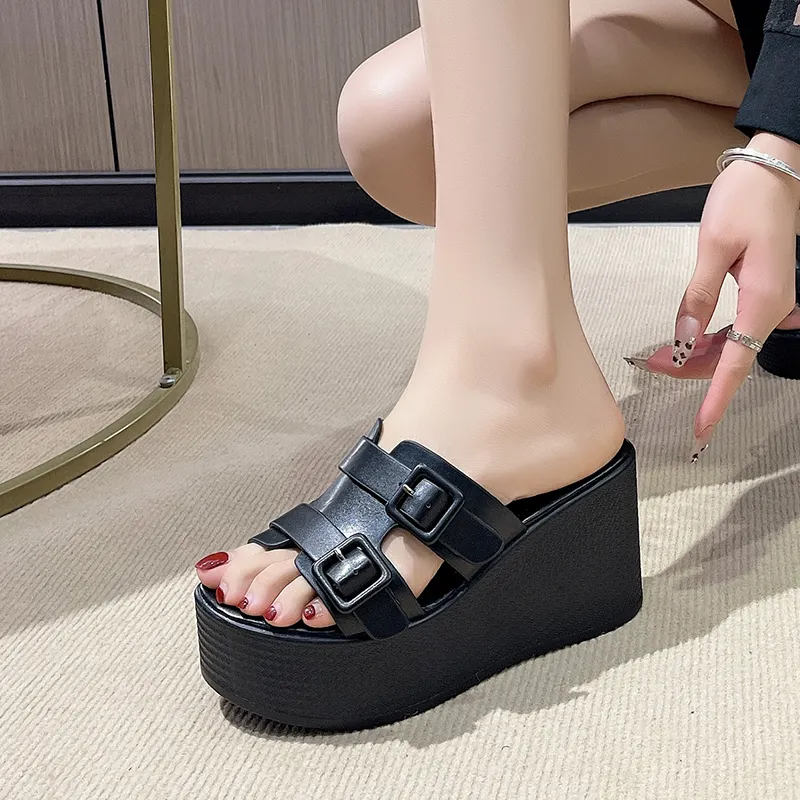 Dawei's House Rubber Sole Odor Resistant, Abrasion Resistant, Quick Dry Slide Slippers Women's-9