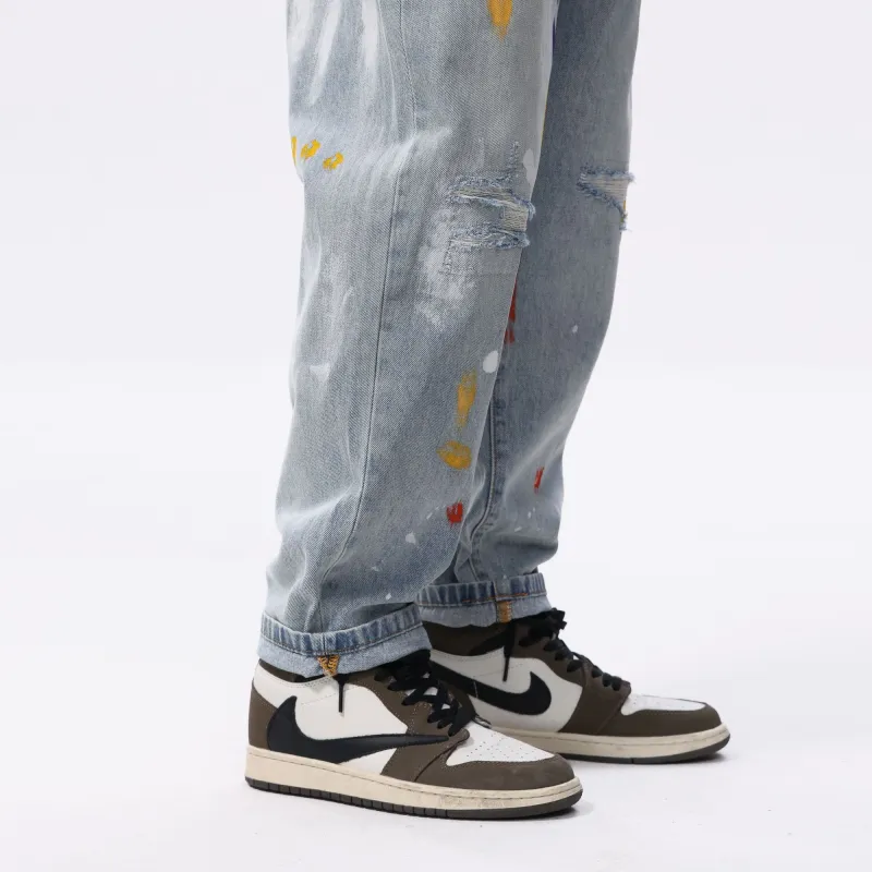 FCB ARCELONA Jeans Unisex Light Blue-4