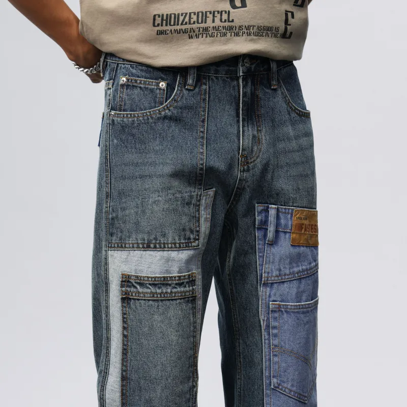 FCB ARCELONA Jeans Unisex Vintage Blue-5