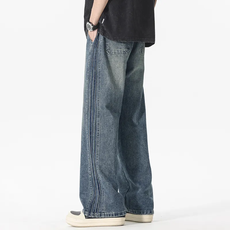 FCB ARCELONA Jeans Unisex Vintage Blue-4