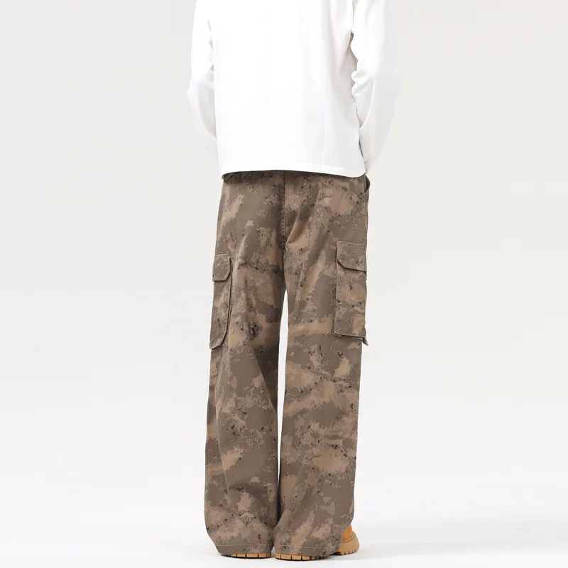 FCB ARCELONA Casual Pants Unisex Jacquard Camouflage-4