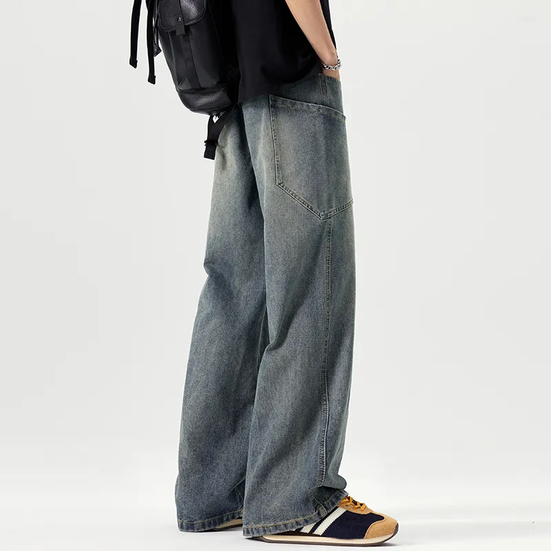 FCB ARCELONA Jeans Unisex Vintage Blue-5